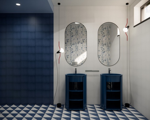 Bagno in stile contemporaneo di 6 di Arch'IN - Architettura di Interni