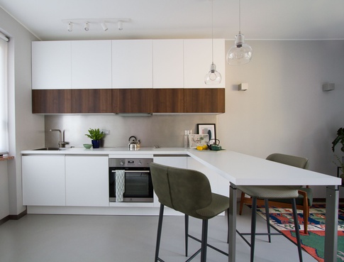 Open Space in stile vintage di 30 di Elena Russo Interiors