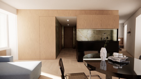 Open Space in stile moderno di 15 di Nido-innerspaces