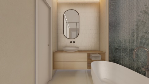 Bagno in stile contemporaneo di 8 di areadieci Bagno in stile contemporaneo di 8 di areadieci
