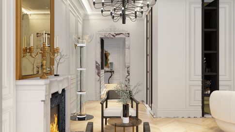 Open Space in stile classico di 20 di Salvatore Sito Interior Designer