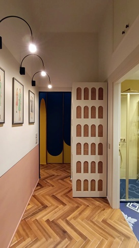 Lavanderia in stile maximalista di 3 di Rachele Biancalani Studio