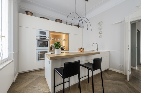 Cucina in stile contemporaneo di 25 di Annalisa Carli Architetto