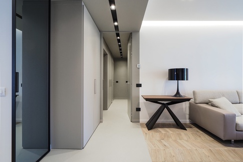 Corridoio in stile contemporaneo di 5 di Desearq studio - architettura e interior design Corridoio in stile contemporaneo di 5 di Desearq studio - architettura e interior design