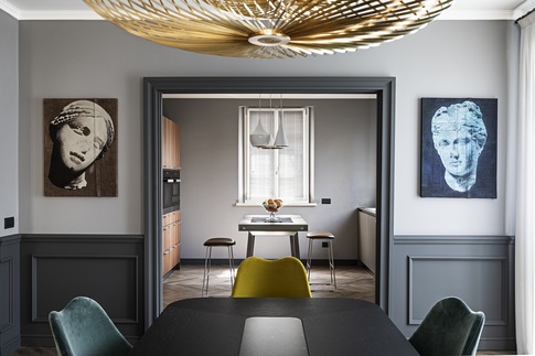 Cucina in stile contemporaneo di 30 di COLLETTIVO_INVƎRSO