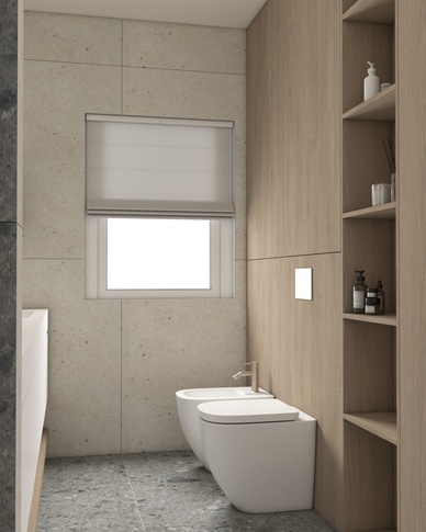 Bagno in stile contemporaneo di 8 di Valentina - Effeatelier_design Bagno in stile contemporaneo di 8 di Valentina - Effeatelier_design