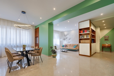 Soggiorno in stile contemporaneo di 30 di Re-Built Studio