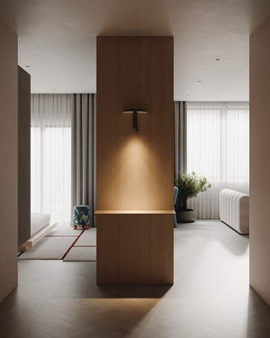 Ingresso in stile minimal di 7 di Aureainteriors Ingresso in stile minimal di 7 di Aureainteriors