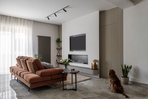 Open Space in stile contemporaneo di 30 di Marila Fasulo Architetto