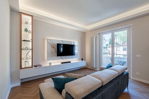 Soggiorno in stile moderno di 35 di Wephouse