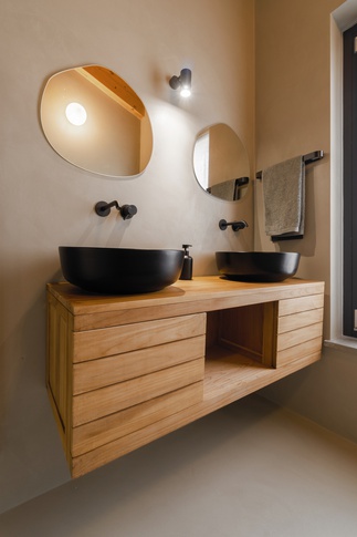 Bagno di Servizio in stile soft industrial di 5 di Simona Fogalesi interior designer