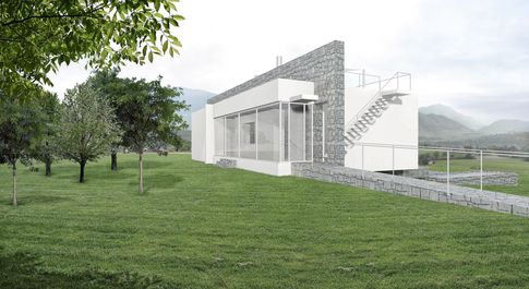 Open Space in stile contemporaneo di 80 di FCA FEDERICO CELLINI ARCHITETTO
