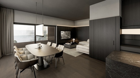 Open Space in stile contemporaneo di 70 di 1507 Interior studio Open Space in stile contemporaneo di 70 di 1507 Interior studio