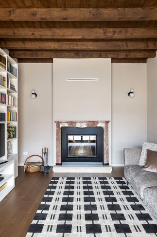 Soggiorno in stile retrò di 20 di Giulia Dagheti Architetto Soggiorno in stile retrò di 20 di Giulia Dagheti Architetto