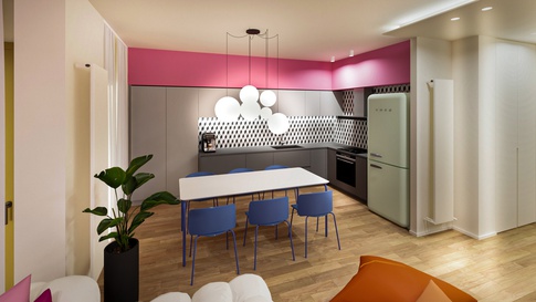 Open Space in stile pop art di 36 di MICHELE VOLPI STUDIO INTERIOR DESIGN Open Space in stile pop art di 36 di MICHELE VOLPI STUDIO INTERIOR DESIGN