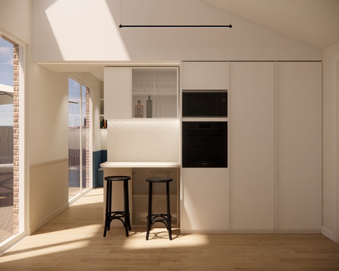 Cucina in stile contemporaneo di 10 di Arch'IN - Architettura di Interni