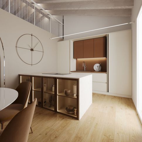 Open Space in stile contemporaneo di 50 di Ilaria HomeDesign