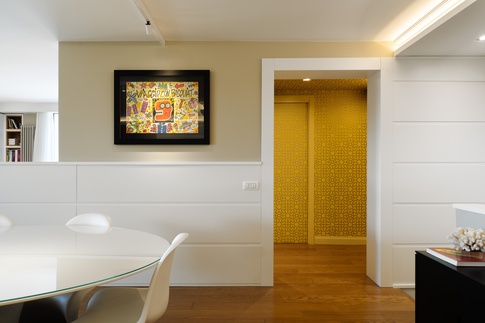 Sala da Pranzo in stile contemporaneo di 45 di Studio Gaetano Riccardelli