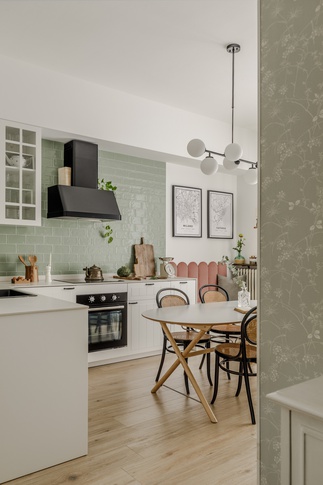 Cucina in stile retrò di 15 di Storie Design Studio