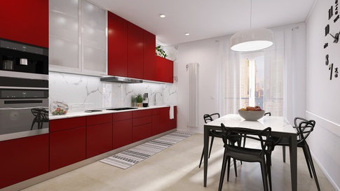 Open Space in stile contemporaneo di 40 di Nicoletta Russo Interior Designer