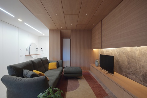 Open Space in stile contemporaneo di 60 di Paolo Basco Architetto