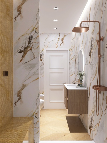 Bagno in stile contemporaneo di 8 di Wephouse Bagno in stile contemporaneo di 8 di Wephouse