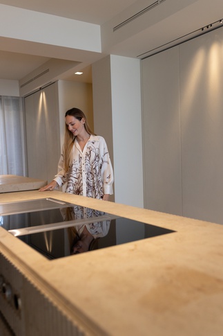 Cucina in stile contemporaneo di 110 di Abitacolo Interni