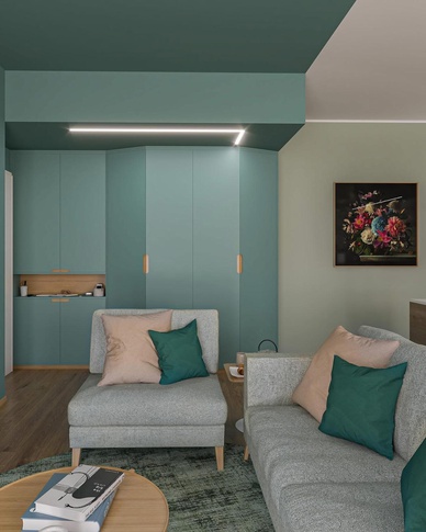 Open Space in stile moderno di 50 di Architetto Gianluca Amodeo