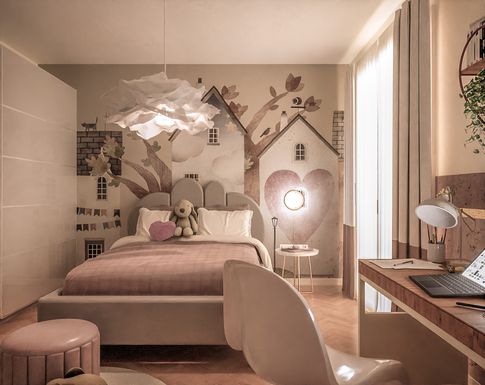 Cameretta Bambini in stile contemporaneo di 15 di Caterina Scamardella Architetto Cameretta Bambini in stile contemporaneo di 15 di Caterina Scamardella Architetto