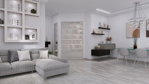 Soggiorno in stile contemporaneo di 33 di Nicoletta Russo Interior Designer