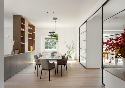 Sala da Pranzo in stile contemporaneo di 22 di TGA_Studio