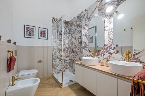 Bagno in stile transitional di 12 di Greta Rosati Fotografa Bagno in stile transitional di 12 di Greta Rosati Fotografa