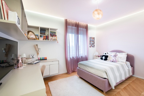 Cameretta Bambini in stile moderno di 15 di Bossi Vigorito Building Interior