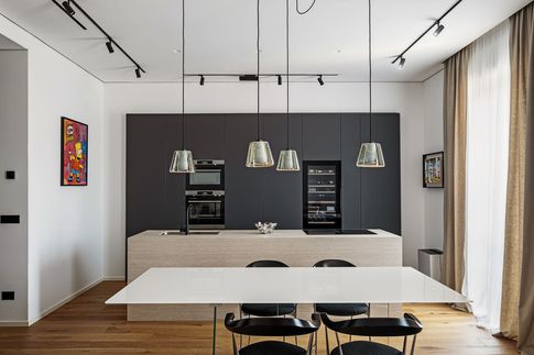 Open Space in stile contemporaneo di 43 di kkarchitecture