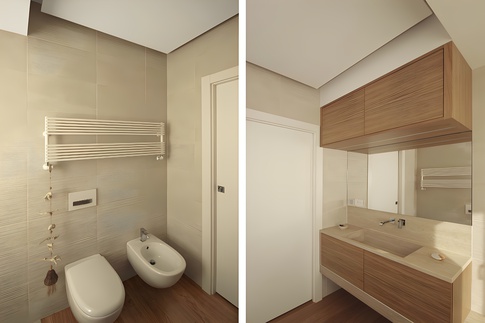 Bagno in stile contemporaneo di 6 di JFD Juri Favilli Design Bagno in stile contemporaneo di 6 di JFD Juri Favilli Design