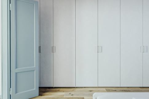 Camera da Letto in stile contemporaneo di 18 di Annalisa Carli Architetto