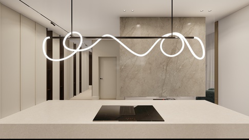 Open Space in stile contemporaneo di 40 di Areadieci architettura