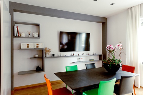Open Space in stile contemporaneo di 40 di FAD Fucine Architettura Design