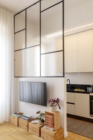 Soggiorno in stile contemporaneo di 20 di tapas studio Soggiorno in stile contemporaneo di 20 di tapas studio