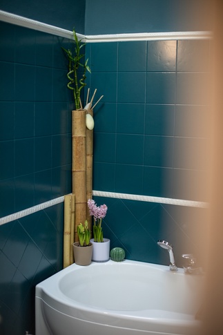 Bagno in stile eclettico di 5 di Valeria Home Interior