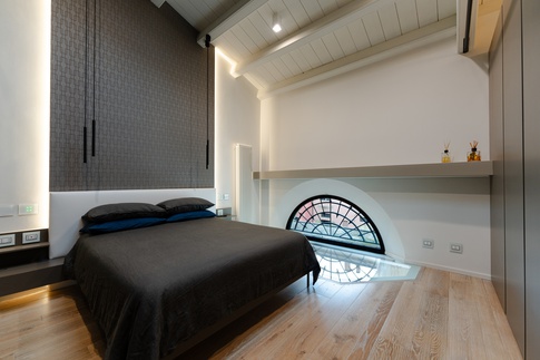 Camera da Letto in stile contemporaneo di 16 di Stefano Bergami studio interior design Camera da Letto in stile contemporaneo di 16 di Stefano Bergami studio interior design