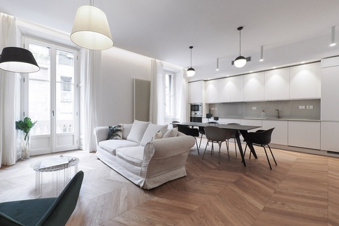 Open Space in stile glamour di 40 di Desearq studio - architettura e interior design