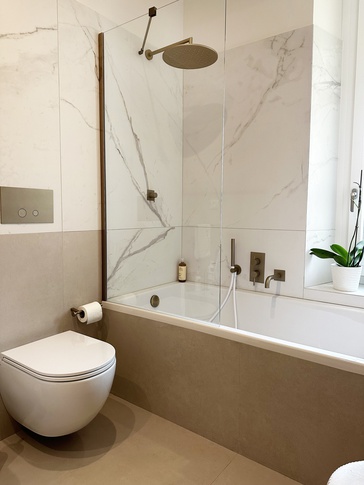 Bagno in stile contemporaneo di 7 di Gianluca Chiocca Interior Design Studio Bagno in stile contemporaneo di 7 di Gianluca Chiocca Interior Design Studio