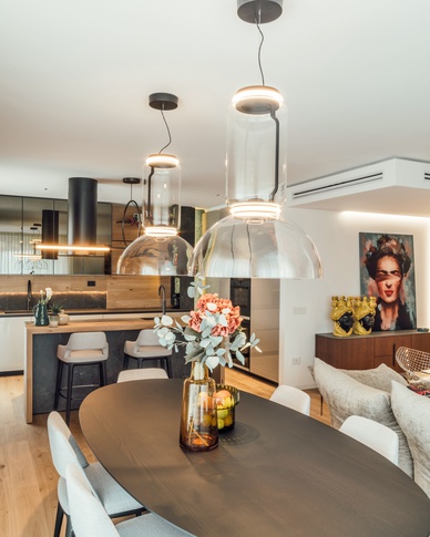 Open Space in stile contemporaneo di 59 di Francesco Cardano Interior Designer