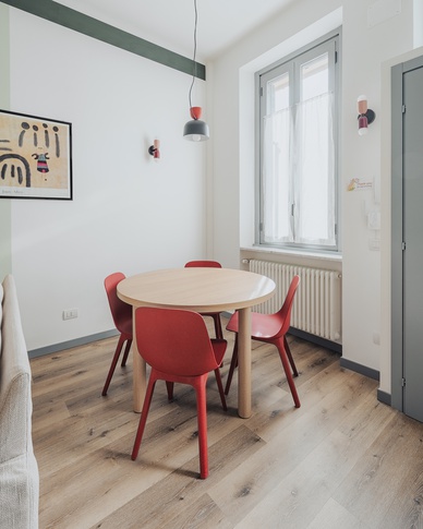 Open Space in stile contemporaneo di 19 di Annalisa Carli Architetto