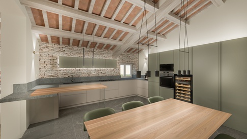 Cucina in stile moderno di 24 di MICHELE VOLPI STUDIO INTERIOR DESIGN