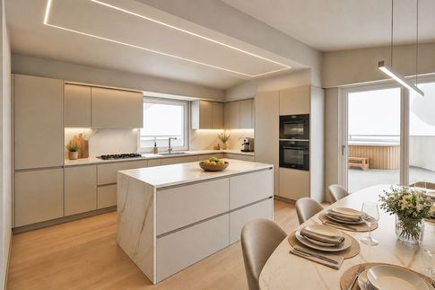 Cucina in stile contemporaneo di 7 di JFD Juri Favilli Design
