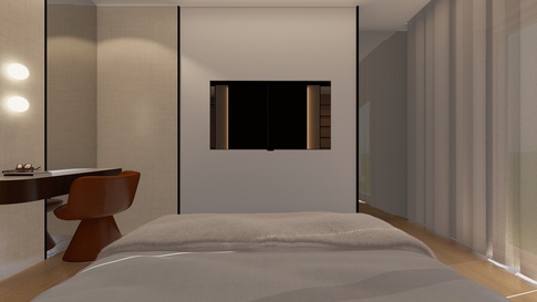 Camera da Letto in stile contemporaneo di 15 di Areadieci architettura