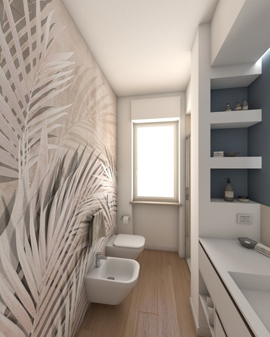 Bagno in stile contemporaneo di 5 di Francesca Boglio Architetto Bagno in stile contemporaneo di 5 di Francesca Boglio Architetto
