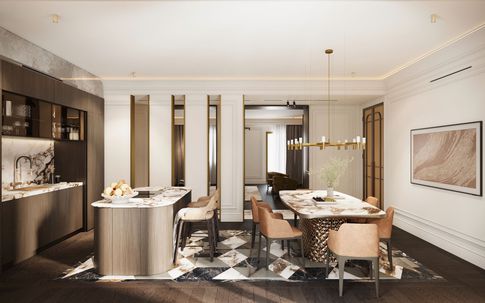 Open Space in stile classico di 20 di Salvatore Sito Interior Designer